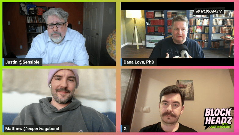 Dana Love media appearance on RoxomTV's BlockHeadz with Justin Roberti